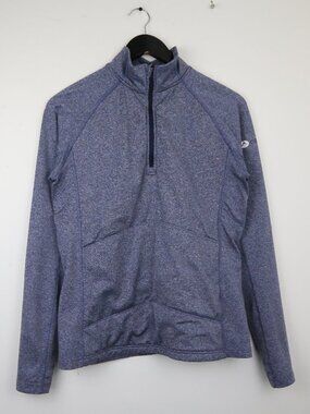 Oros Apparel Women's Explorer Quarter Zip in Celestial Heather Size Small